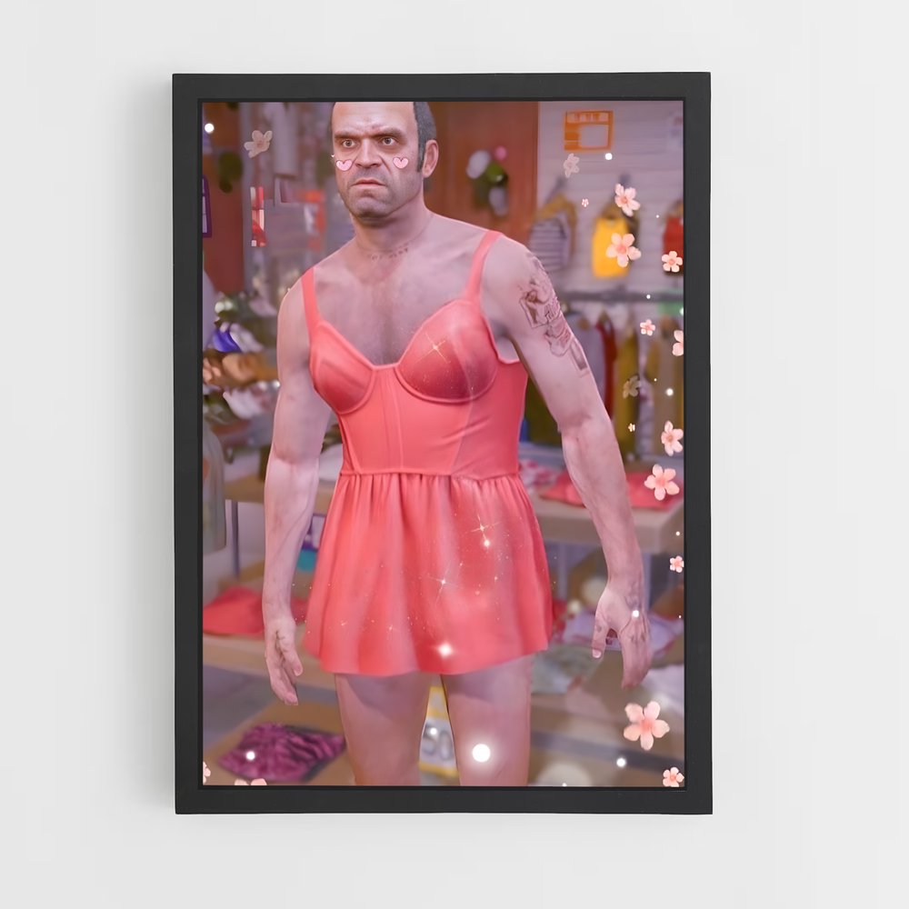 Poster Reflet Étonnant – affiche GTA V (vue 2)